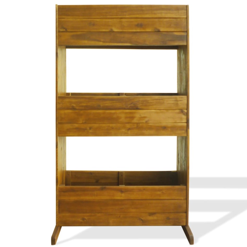 Arriate de 3 niveles madera de acacia