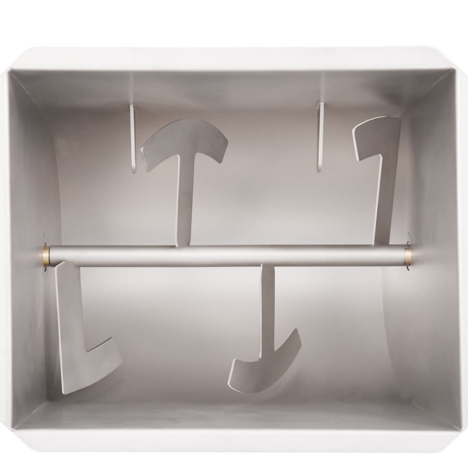 Mezcladora de carne con tapa acero inoxidable