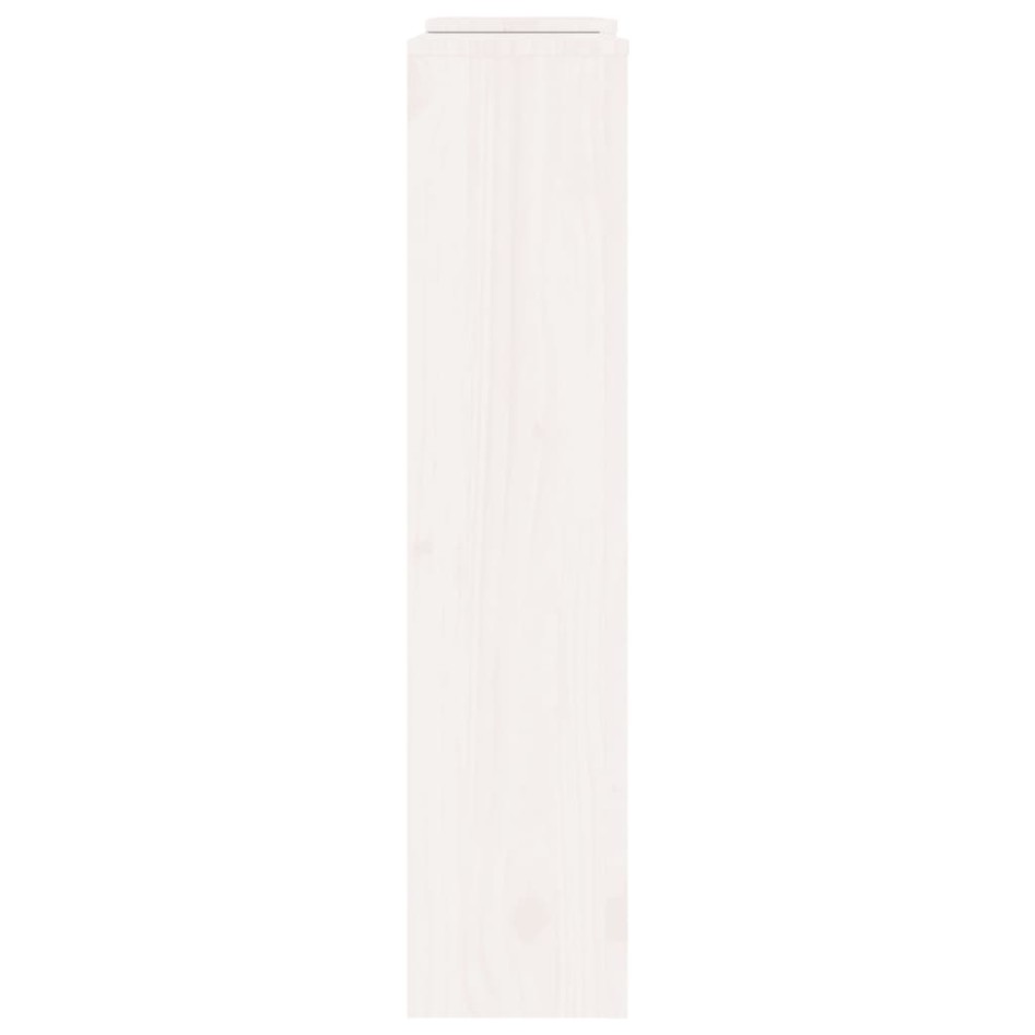 Cubierta de radiador madera maciza de pino blanco 210x21x85