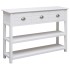 Aparador madera maciza de paulownia blanco 108x30x76