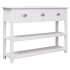 Aparador madera maciza de paulownia blanco 108x30x76