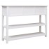 Aparador madera maciza de paulownia blanco 108x30x76