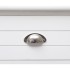 Aparador madera maciza de paulownia blanco 108x30x76