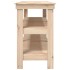 Banco de trabajo de madera maciza de pino 181x50x80