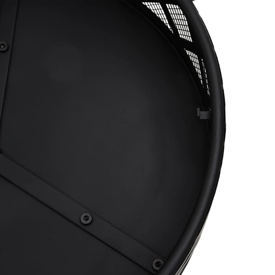 Brasero con atizador acero XXL 70