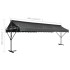 Toldo de pie independiente gris antracita 600x300