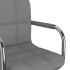 Silla de comedor giratoria tela gris