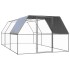 Jaula gallinero de exterior de acero galvanizado 3x6x2