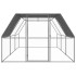 Jaula gallinero de exterior de acero galvanizado 3x6x2