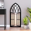Espejo hierro negro para uso interior 100x45 cm