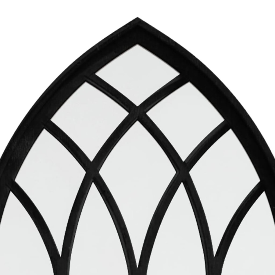 Espejo hierro negro para uso interior 100x45