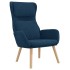 Sillón de relax con taburete terciopelo