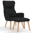 Sillón de relax con taburete terciopelo
