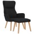 Sillón de relax con taburete terciopelo
