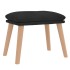 Sillón de relax con taburete terciopelo