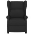 Sillón orejero reclinable eléctrico tela