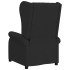 Sillón orejero reclinable eléctrico tela