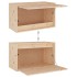 Muebles para TV 4 piezas madera maciza de
