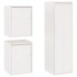 Muebles para TV 3 piezas madera maciza de pino