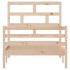 Estructura de cama madera maciza de pino 100x200