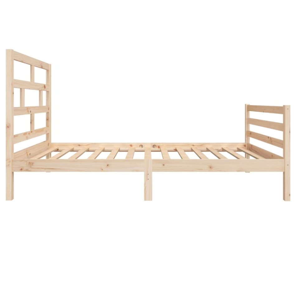 Estructura de cama madera maciza de pino 100x200