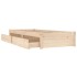 Estructura de cama con cajones 100x200