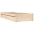 Estructura de cama con cajones 100x200