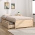 Estructura de cama con cajones 90x200