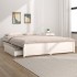 Estructura de cama con cajones blanco 120x190