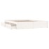 Estructura de cama con cajones blanco 120x190