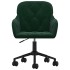 Sillas de comedor giratorias 2 unidades terciopelo verde
