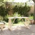 Mesa de jardín madera maciza abeto 115x55x65