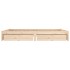 Estructura de cama con cajones 140x200