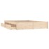 Estructura de cama con cajones 140x200