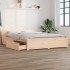 Estructura de cama con cajones 150x200