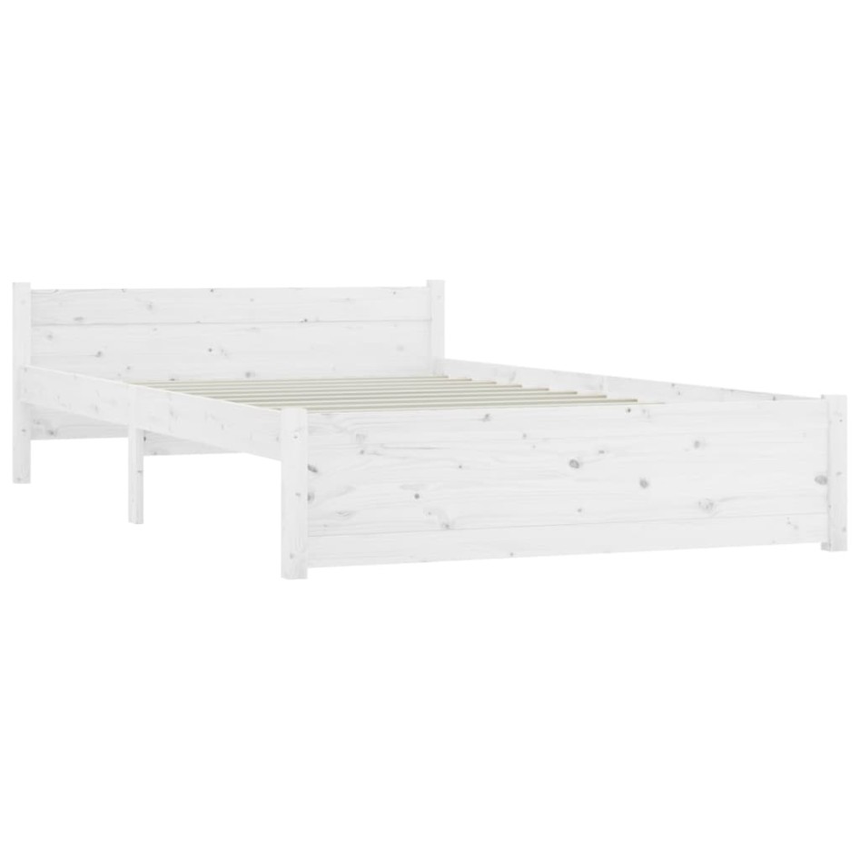 Estructura de cama con cajones blanco 160x200