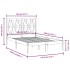 Estructura de cama madera maciza de pino 140x200