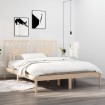 Estructura de cama de madera maciza de pino 160x200 cm