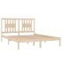 Estructura de cama de madera maciza de pino 160x200