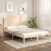 Estructura de cama sin colchón madera de pino maciza 120x200 cm