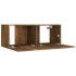Set de muebles de TV 5 pzas madera contrachapada roble
