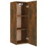 Set de muebles de TV 5 pzas madera contrachapada roble