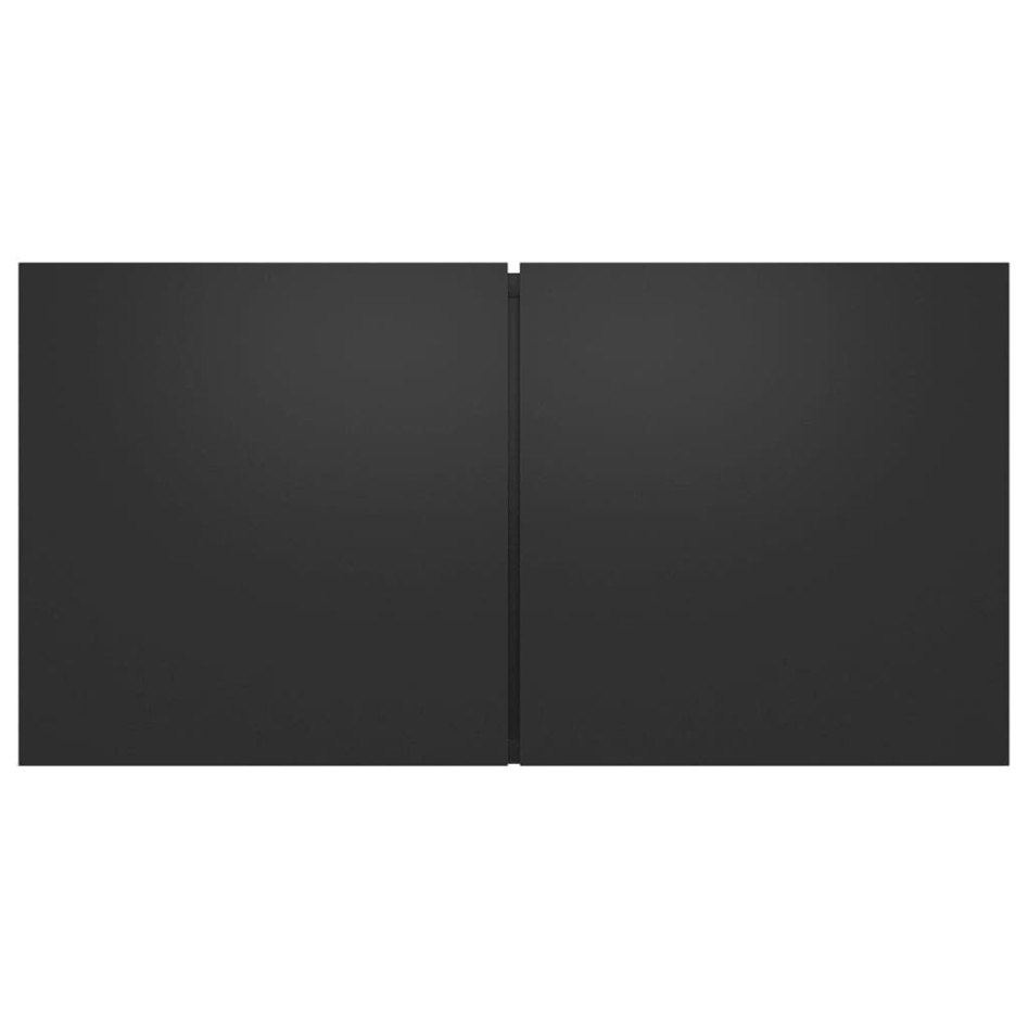 Set de muebles para TV 4 piezas madera contrachapada