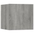 Set de muebles de TV 7 pzas madera contrachapada gris