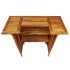 Juego muebles de bar para jardín 5 pzas madera maciza de