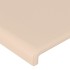 Cabeceros 4 unidades cuero sintético capuchino 100x5x78/88
