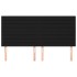 Cabeceros 4 unidades de tela negro 90x5x78/88