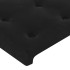 Cabeceros 4 unidades de terciopelo negro 100x5x78/88