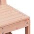 Juego de muebles de jardín 3 pzas madera maciza abeto