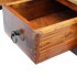Mesa de centro con cajones madera maciza reciclada 90x45x35